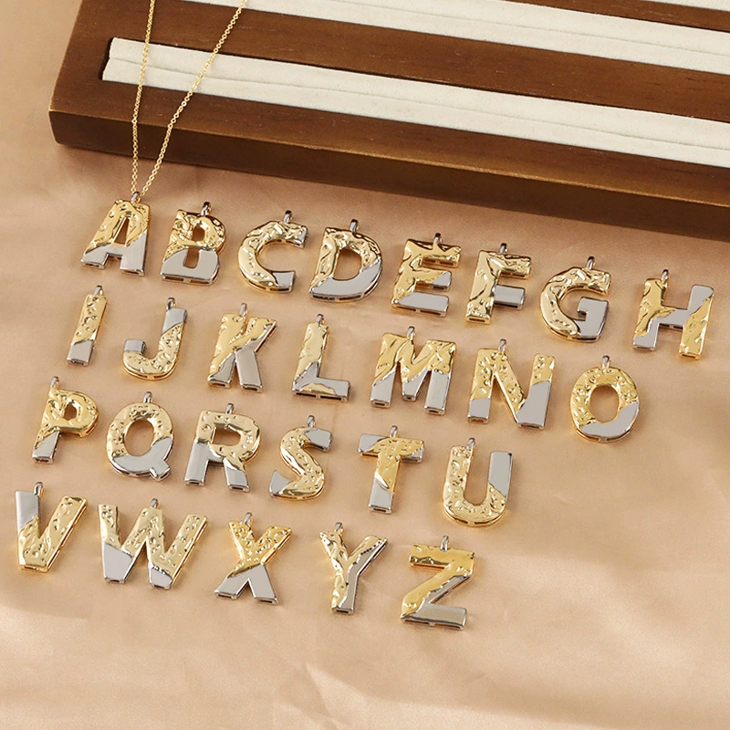 Luu Districh Трансграничная распродажа 26 букв кулон хип-хоп ожерелье простой дикий цепочка ключицы для женщин оптом