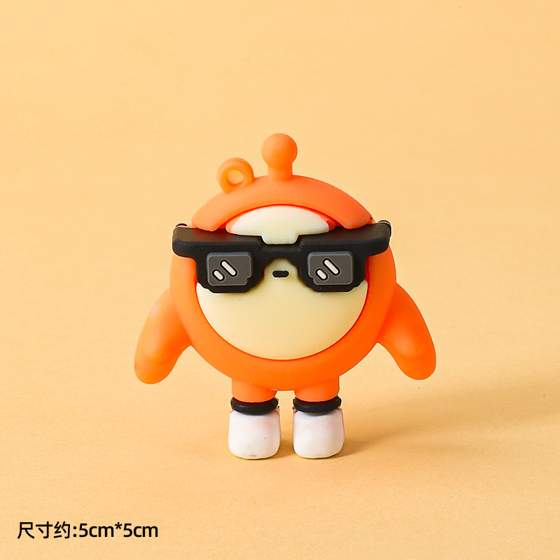 부드러운 플라스틱 C 스타일 계란곰 1개