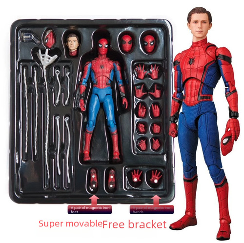 MAF103 Amazing Spider-Man Figure Hero Returns Peter Parker Articulated Action Figure and Model for Men