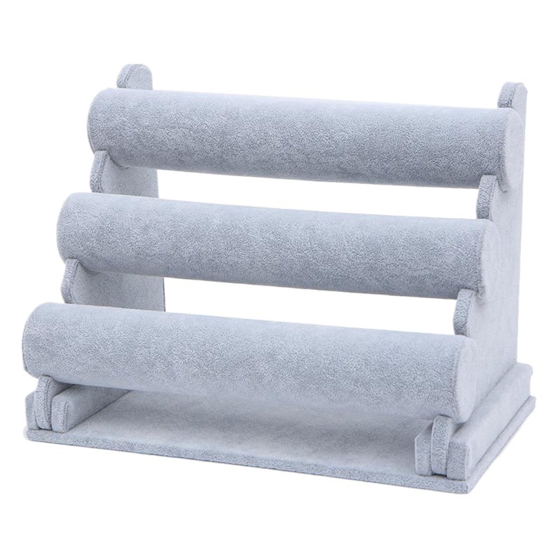Suede Bracelet Watch Jewelry Rack Head Rope Jewelry Display Stand Bracelet Display Stand One/Two/Three-Layer Bracelet Rack