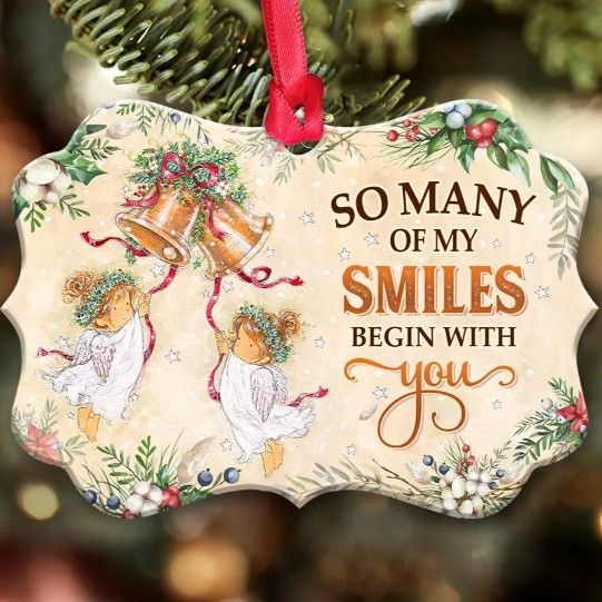Nuevo árbol de Navidad transfronterizo acrílico dibujos animados planos encantadores chicas ángeles estilo americano decoración del hogar image 2