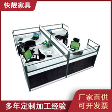 办公隔断铝材 家具隔断厂家铝材办公会议室隔断 F4办公屏风系统