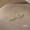 Silver needle, earrings, silver 925 sample, wholesale, internet celebrity, high-quality style, simple and elegant design