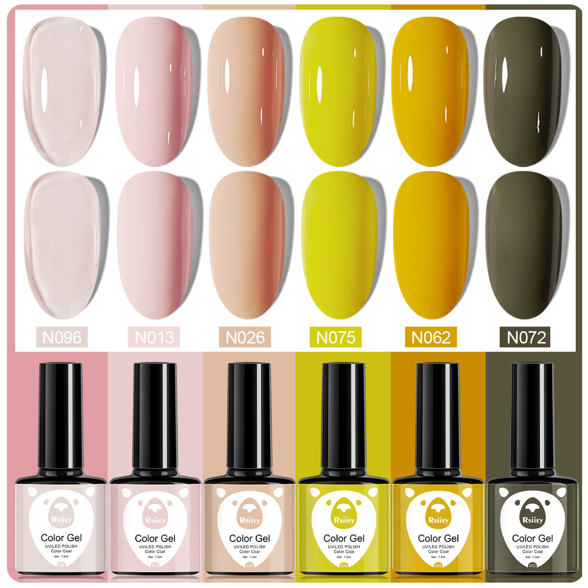 6 colores esmalte de uñas pegamento fototerapia embotellada color popular pintado brillante ojo de gato pegamento UV fototerapia pegamento esmalte de uñas traje de pegamento