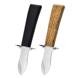 Manufacturer's Ready-Made Oyster Knife, Oyster Opener, Oyster Barbecue Tool, Thickened Wooden Handle