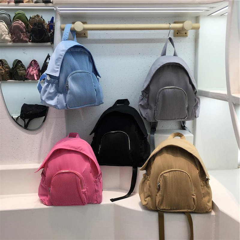 Small Bag Cabinet, Self-Made Korean-Style Niche Designer Fashion Commuter Canvas Backpack, Casual Shopping Lightweight Backpack Small Bag Cabinet, Self-Made Korean-Style Niche Designer Fashion Commuter Canvas Backpack, Casual Shopping Lightweight Backpack