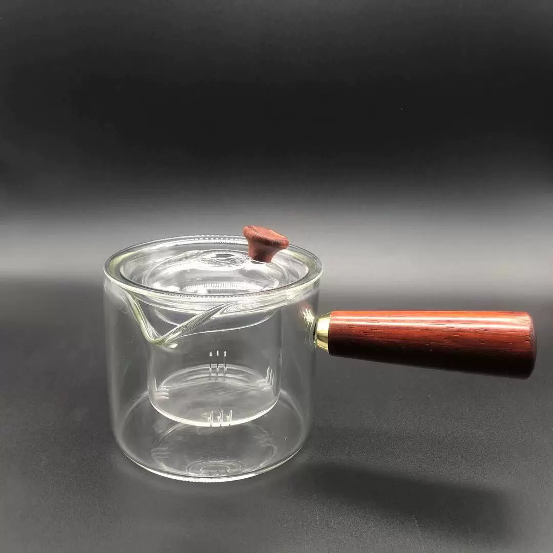 加厚玻璃煮茶壶侧把黑茶小青柑泡茶壶过滤花茶壶泡茶冲茶器