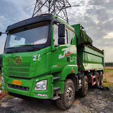 河北   前四后八自卸车二手重型8.6米自卸汽车 国五后双桥翻斗车