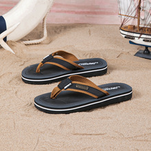 人字拖鞋夏季新款时尚舒适耐磨平底沙滩男款洗澡轻便儿童潮流跨境