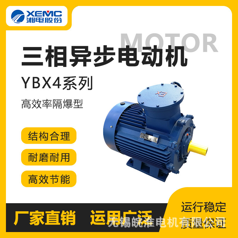 湖南湘潭电机厂家直销YBX4系列高效率隔爆型三相异步电动机