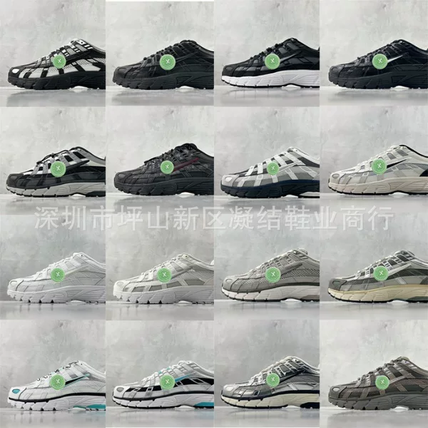 Foreign Trade High Quality P6000 Retro Dad Shoes Initiator Running Low-Top Casual Sports Shoes