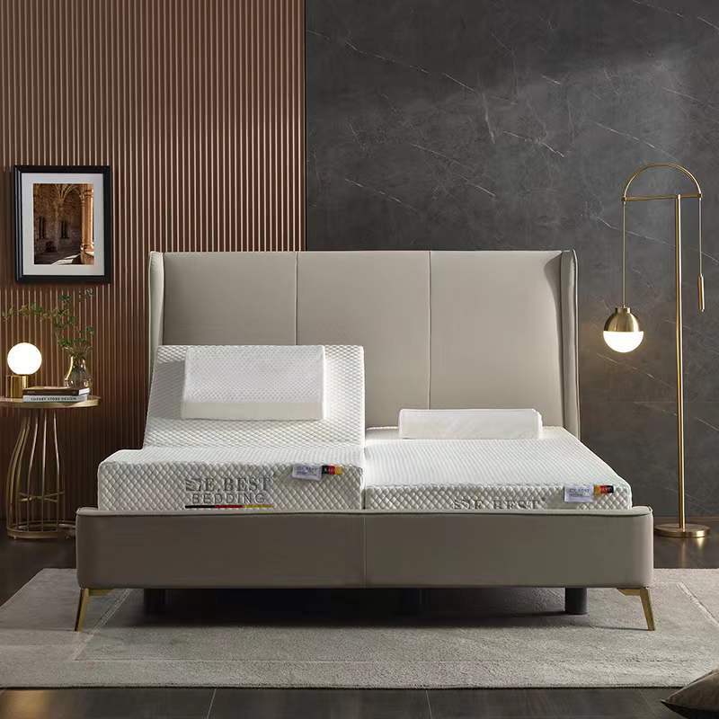 Electric Bed Factory Multifunctional Massage Smart Bed Split Electric Mattress Bedroom Customizable Widened Latex