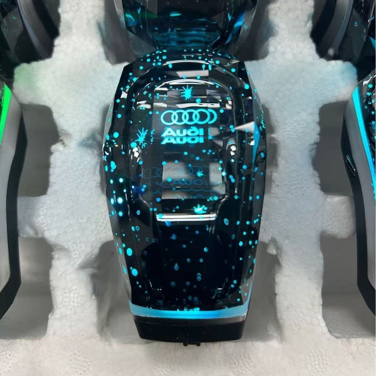 Colorful luminous gear shift knob modification suitable for Toyota Corolla and other models, crystal luminous gear shift modification