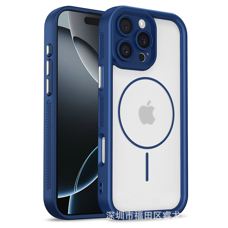 iPhone16 携帯電話ケースに適したツーインワン磁気 Apple 15promax 携帯電話ケース 14 落下防止 13/16pro|undefined
