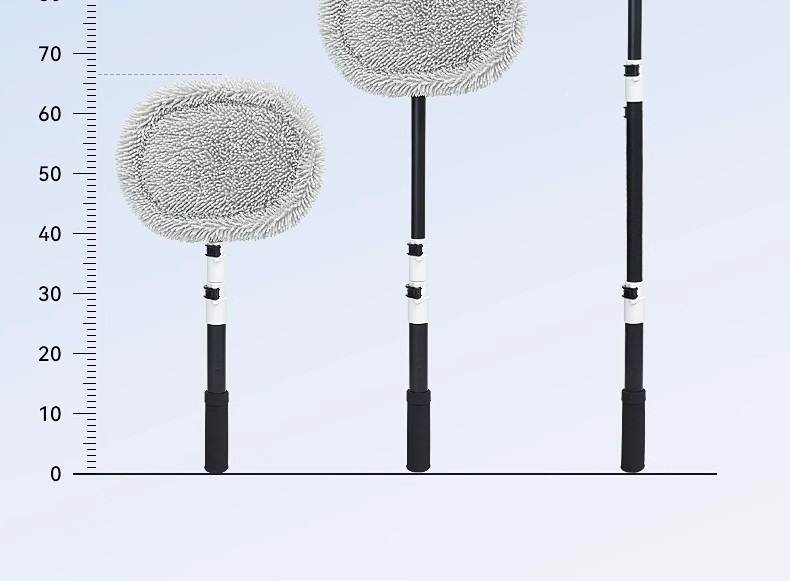 Car Wash Mop with Extendable Bendable Handle, Car-Specific Mop, Anti-Scratch Car Wash Brush, Cleaning Tool, Car Wiping Gadget