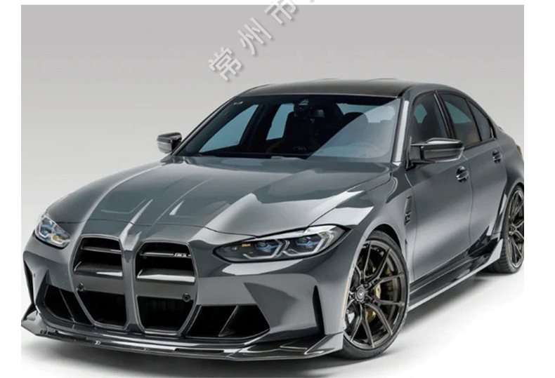 Suitable for new BMW M3M4G80G82 modified front lip large surround modified carbon fiber front lip front shovel kit