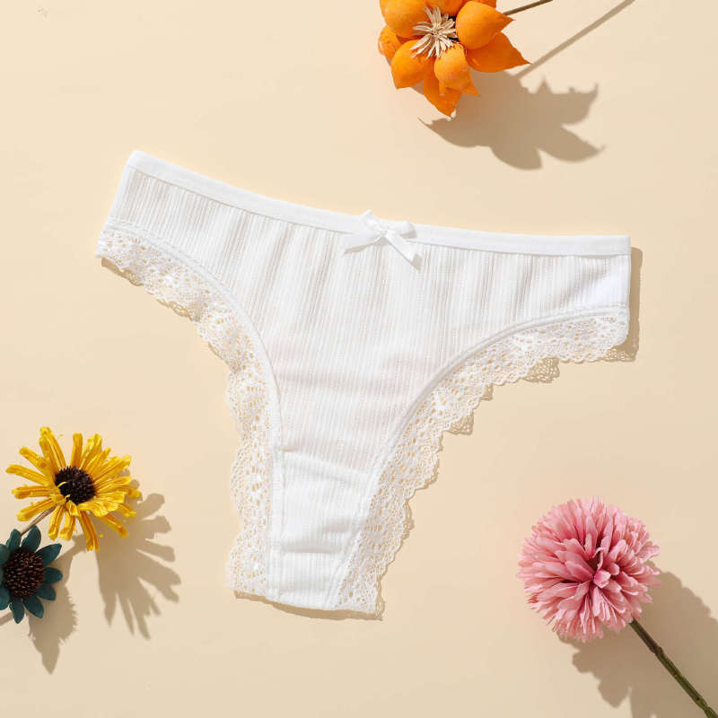女の子用の新しい通気性のあるポリエステルバービーパターンのT字型下着、女性用の快適な腹部コントロールミッドローウエストT字型パンツ、メーカー卸売|undefined