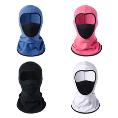 Cross-border winter outdoor cycling mask with thermal insulation and breathable mask, cold-resistant constant temperature ski face cover