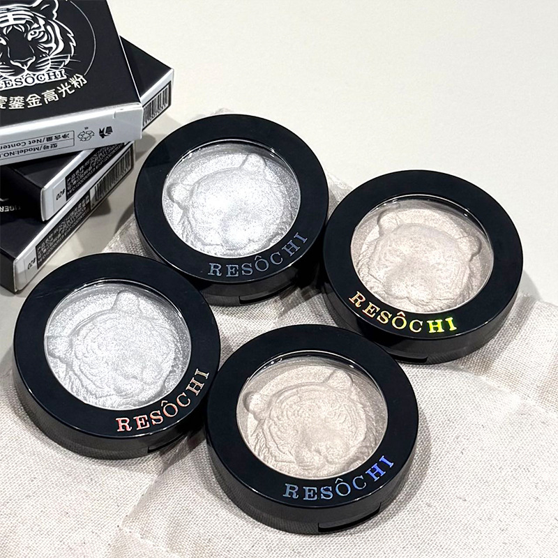 RESOCHI Ruihu Lipa oro polvo de alto brillo de agua perlada brillante brillante polvo no volante monocromático maquillaje de alto brillo mayorista
