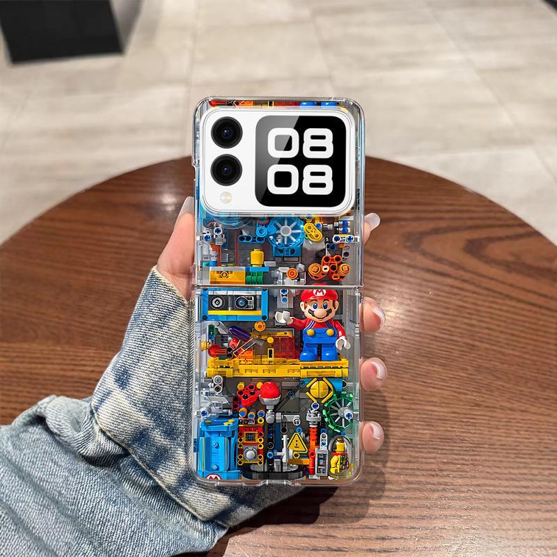Lego waving Mario for Huawei novaflip New Phone Case novaflip Transparent Protective Case Double-Sided Flip Full-Cover Folding Screen Ultra-Thin Rear Case for Men and Women for Nova HUAWEI Lego waving Mario for Huawei novaflip New Phone Case novaflip Transparent Protective Case Double-Sided Flip Full-Cover Folding Screen Ultra-Thin Rear Case for Men and Women for Nova HUAWEI