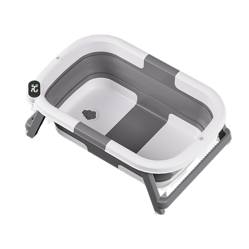Nuevo tipo de bañera plegable para bebés bañera plegable bañera sensible a la temperatura para niños caseros bañera recién nacida bañera