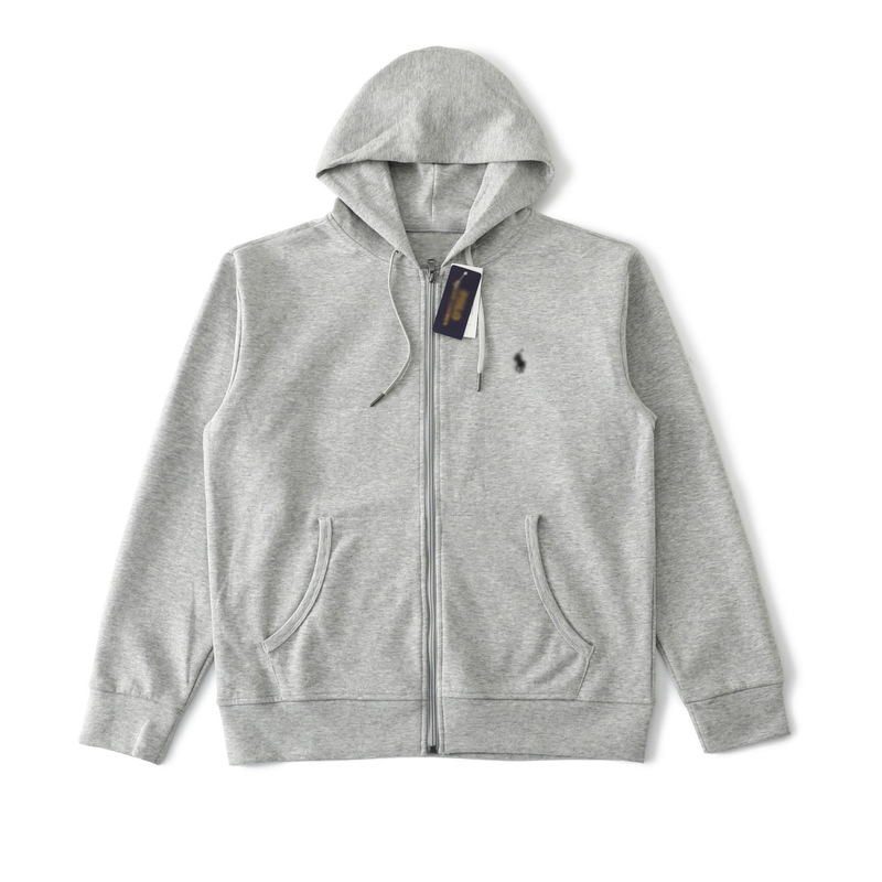 High-Quality Cross-Border Paul Howard Basic Model Pony Logo Embroidered Hooded Sweatshirt Unisex Zip-Up Jacket High-Quality Cross-Border Paul Howard Basic Model Pony Logo Embroidered Hooded Sweatshirt Unisex Zip-Up Jacket
