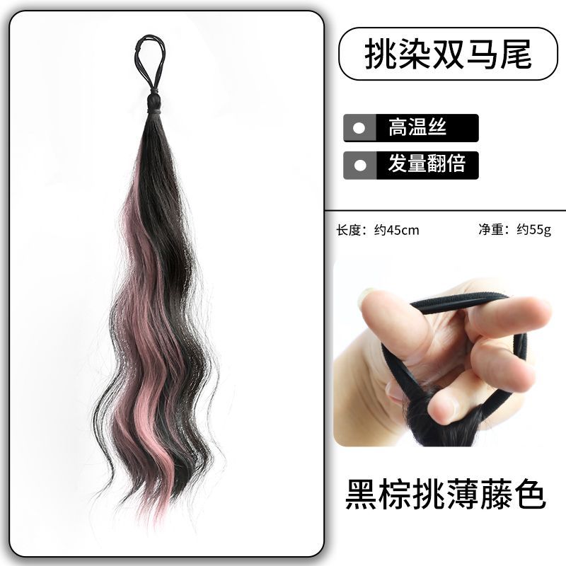 Peruca de pelo de anillo de pelo de pelo de simulación de pelo de pelo de bola de cabeza de brotes de flores de cabeza de pelo de disco de pelo flojo de artefacto de pelo de pelo de haz de pelo