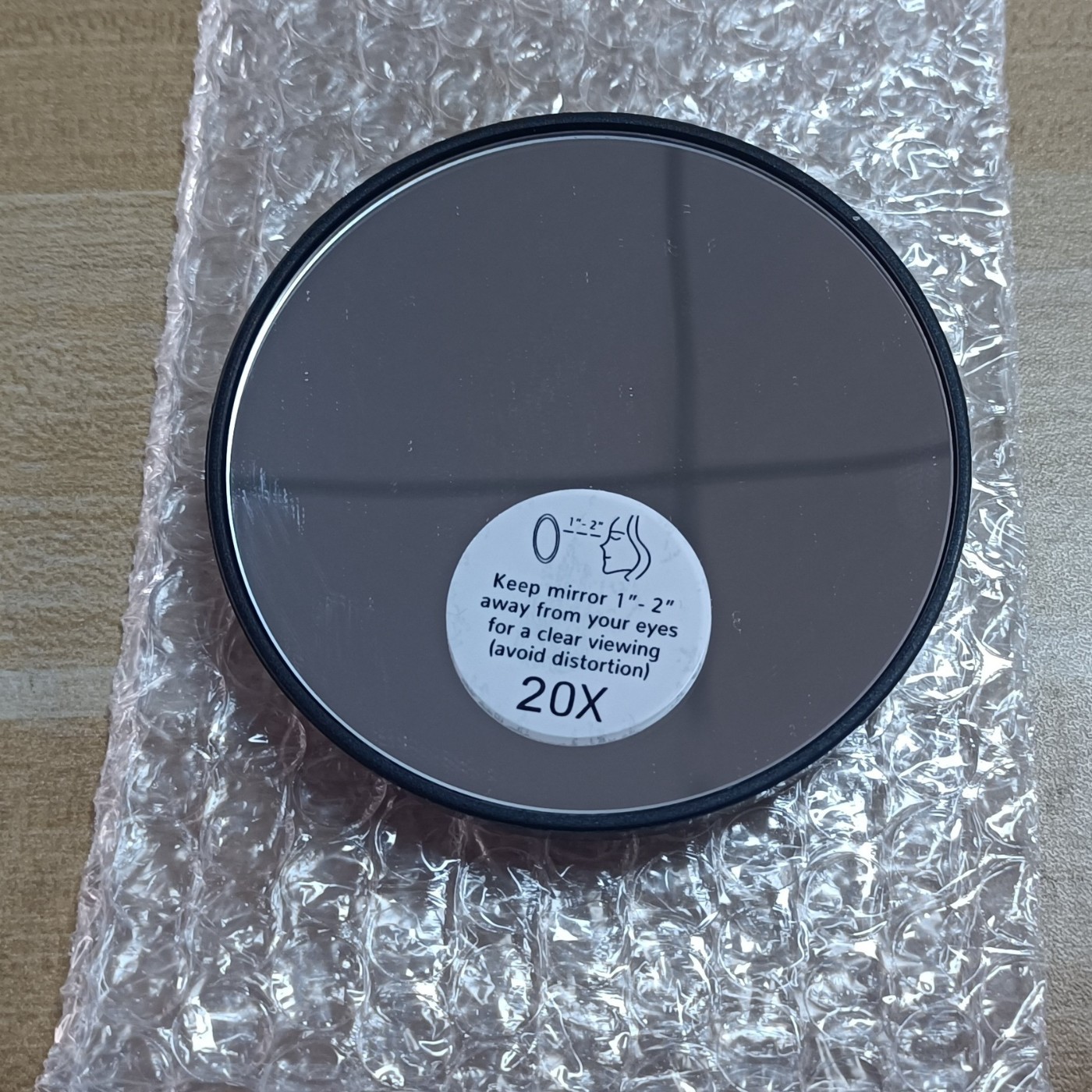 20 veces 30 veces 40 veces alto aumento spot 8.8cm3.5 pulgadas zoom pequeño espejo de maquillaje redondo espejo de baño de plástico