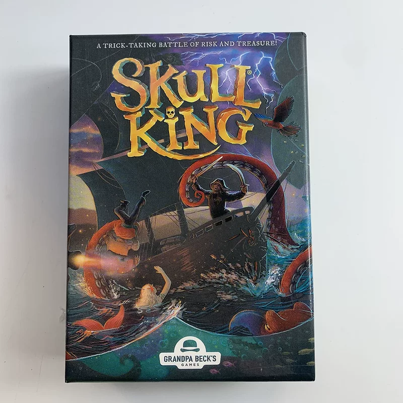 Кросс-бордер английская версия Skull King Pirate игры, охватывающая ваше королевство, карточная колода создателя карточной таблицы