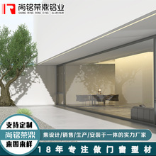 铝合金材质门窗型材断桥平开窗硬度强内隐框隔音断桥窗