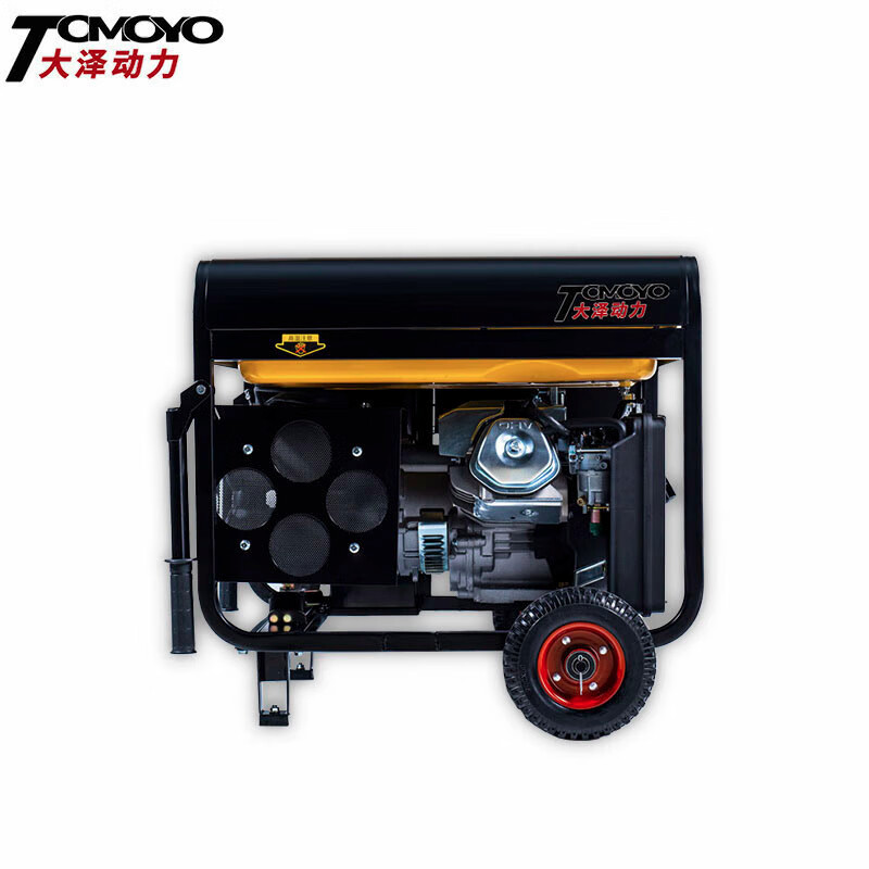 大泽动力小型5KW8KW 10KW汽油发电机组单缸便携式野外施工 工厂