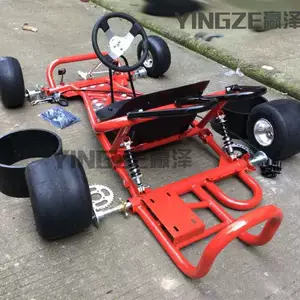 DIY Dörd Təkərli Motosiklet Drift Kart Aksesuarları Çərçivə Ön Sükan Arxa Ox 5 düymlük Təkərlər