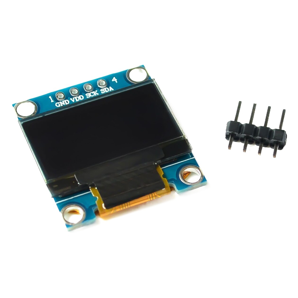 0.96インチブルーイエローブルー2色ホワイトi2c iic通信ディスプレイoled lcdモジュール