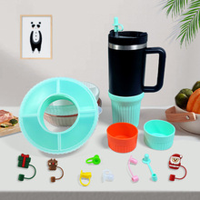 新款Stanley硅胶水杯保护套直筒防滑隔热杯套户外运动便携式杯套