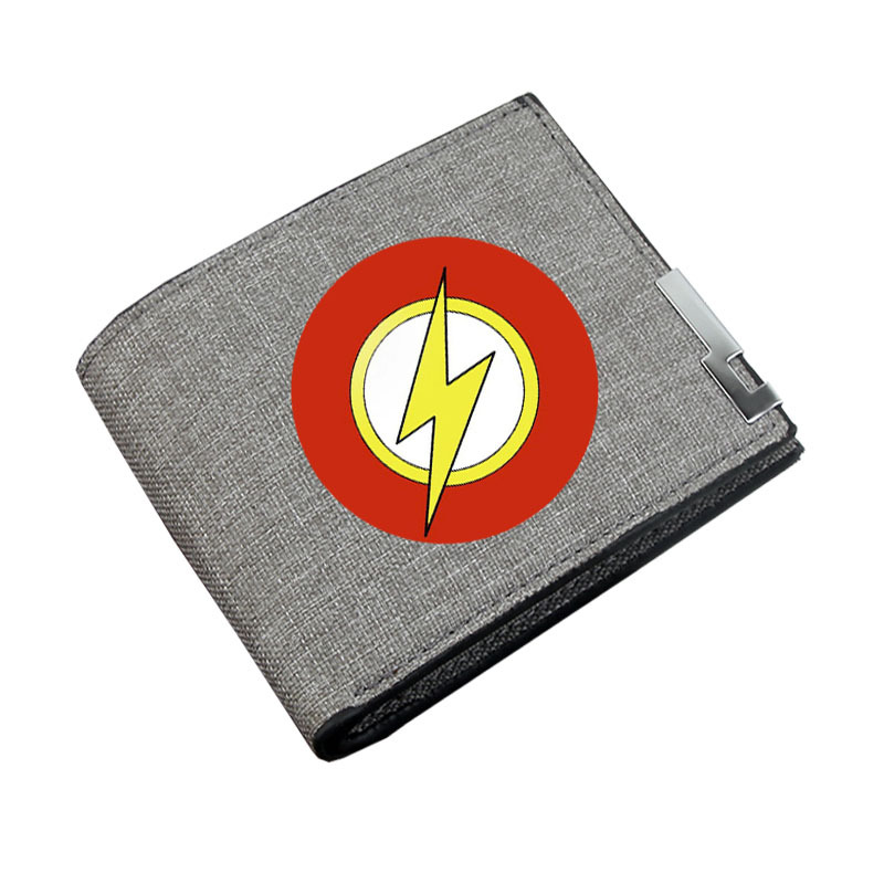 Anime Marvel héroe Marvel Comics estudiante monedero hombres y mujeres lienzo cartera corta