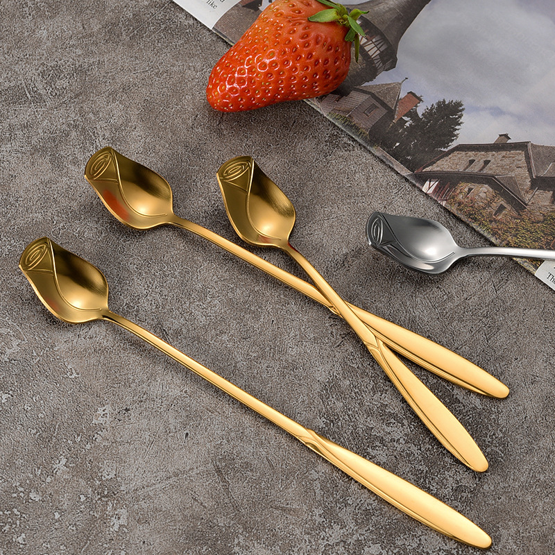 Glass coffee creative mixing stick stainless steel for home use