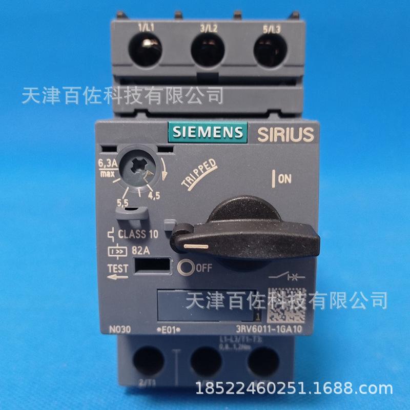 3RV6011-1GA10断路器西门子3RV6011-1GA10断路器电动机断路器