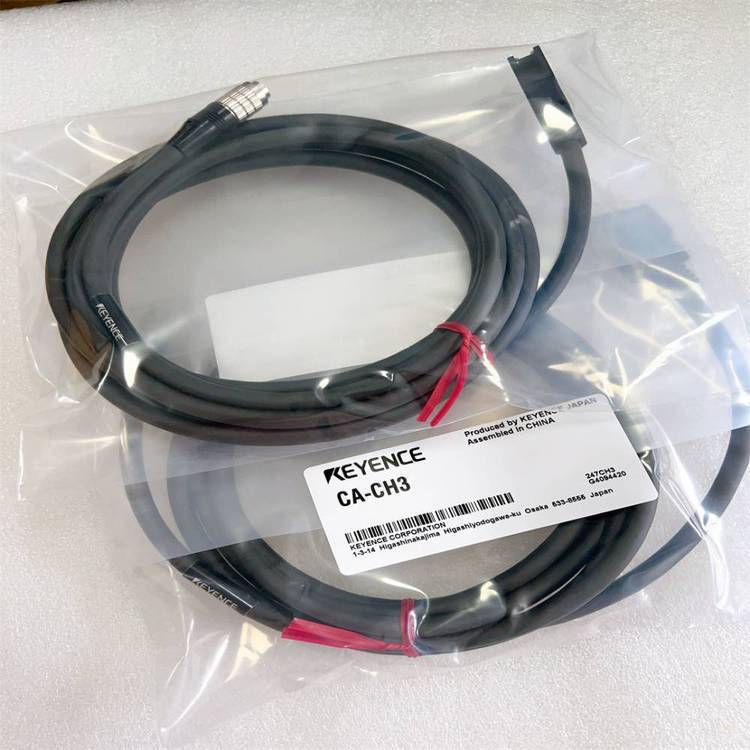 KEYENCE高速摄像机用摄像机电缆3m 视觉系统CA-CH3