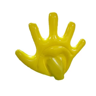厂家广告定制 充气手掌模型pvc充气加油手掌可穿戴手指定制