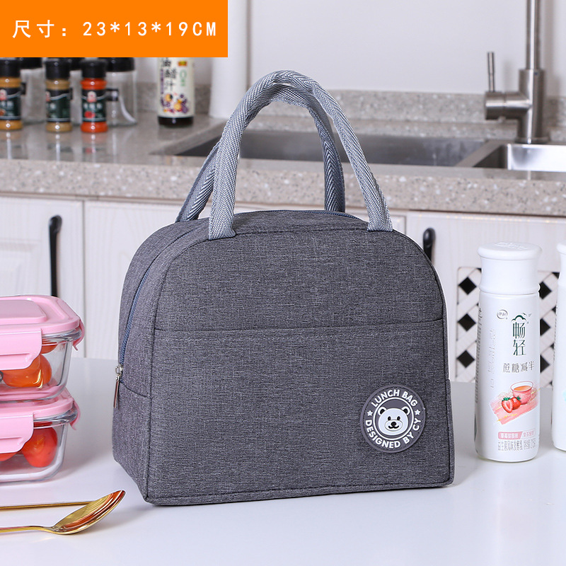 Bolsa de almuerzo de commuerzo de viaje, bolsa de aluminio grande, bolsa de almuerzo gruesa, bolsa de almuerzo, bolsa de almuerzo, bolsa de mano