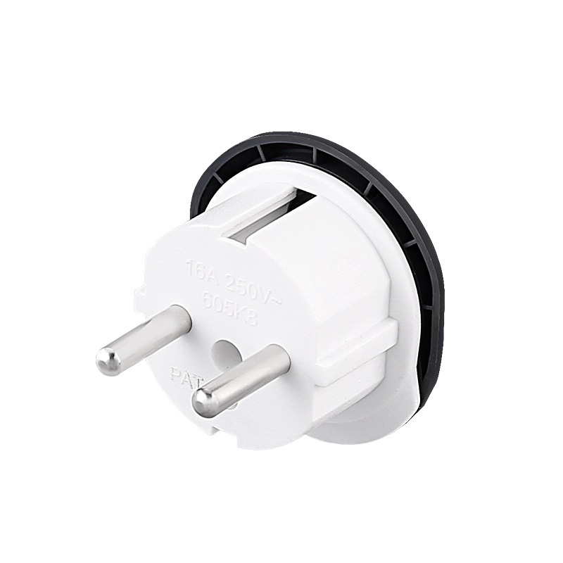 Adaptador de Enchufe Estándar Europeo, Adaptador de Viaje para Francia, Corea y Rusia