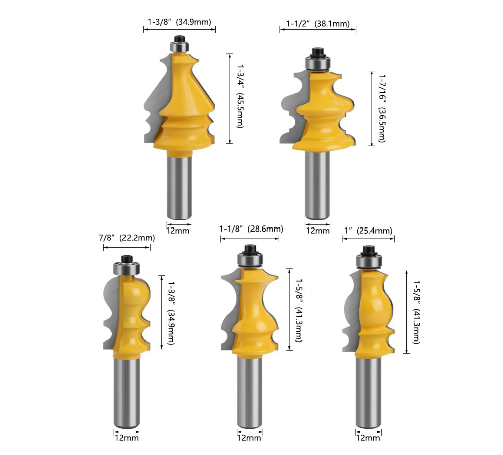 6 1/4 8 1/2 12 exportación máquina de grabado doméstica línea de recorte cuchillo de tira en forma de pez cola de pescado cintura delgada media ola gota cuentas