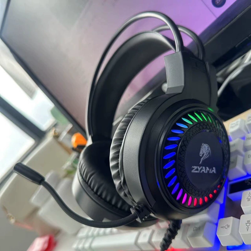 Zhengma E10/H90 USB 7.1 наушники гарнитура для ПК, игровая проводная с микрофоном