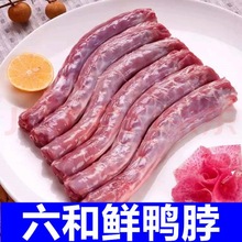 鸭脖六和鲜整根鸭脖子生鲜食材卤菜火锅大号鸭脖子批发冷冻整箱