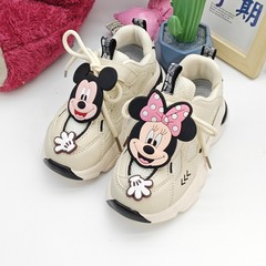 春秋双網運動カジュアルシューズ学生男女アニメ子供靴子供かわいい男の子靴