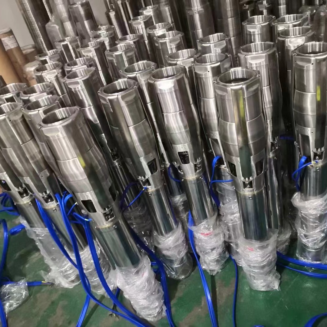 Bomba de acero inoxidable Bomba sumergible SP serie multietapa bomba sumergible de pozo profundo suministro directo fuente de agua caliente de pozo profundo