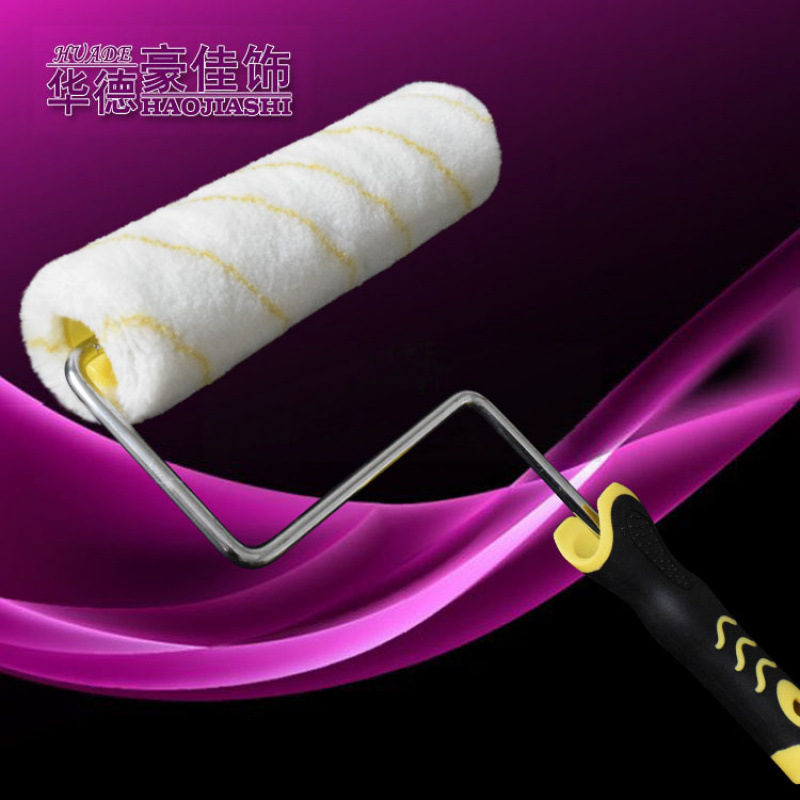 10 pulgadas cepillo de rodillo de pelo grueso acrílico puro de alta densidad cepillo de rodillo pintura de látex de pintura de pared de cepillo de exportación de Alemania