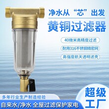 厂家直供前置过滤器反冲洗家用全屋自来水井水泥沙过滤净水器跨境