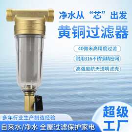 厂家直供前置过滤器反冲洗家用全屋自来水井水泥沙过滤净水器跨境