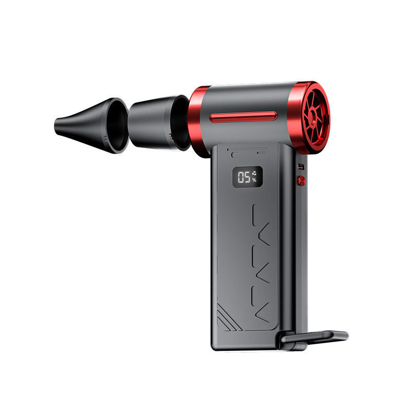 Ventilador portátil de turbina a reacción de un botón violento de alta velocidad 6 martillo de ventanas de viento ajustable